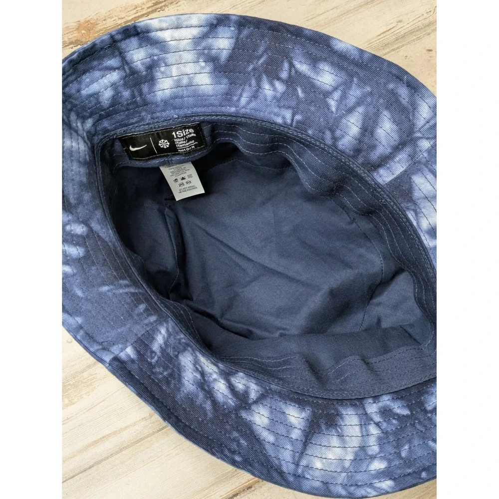 NC Courage Nike NWSL Soccer Bucket Hat‎ Tie Die Blue Unisex North Carolina